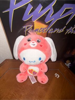 Sanrio Pink & White Heart Bunny Plush